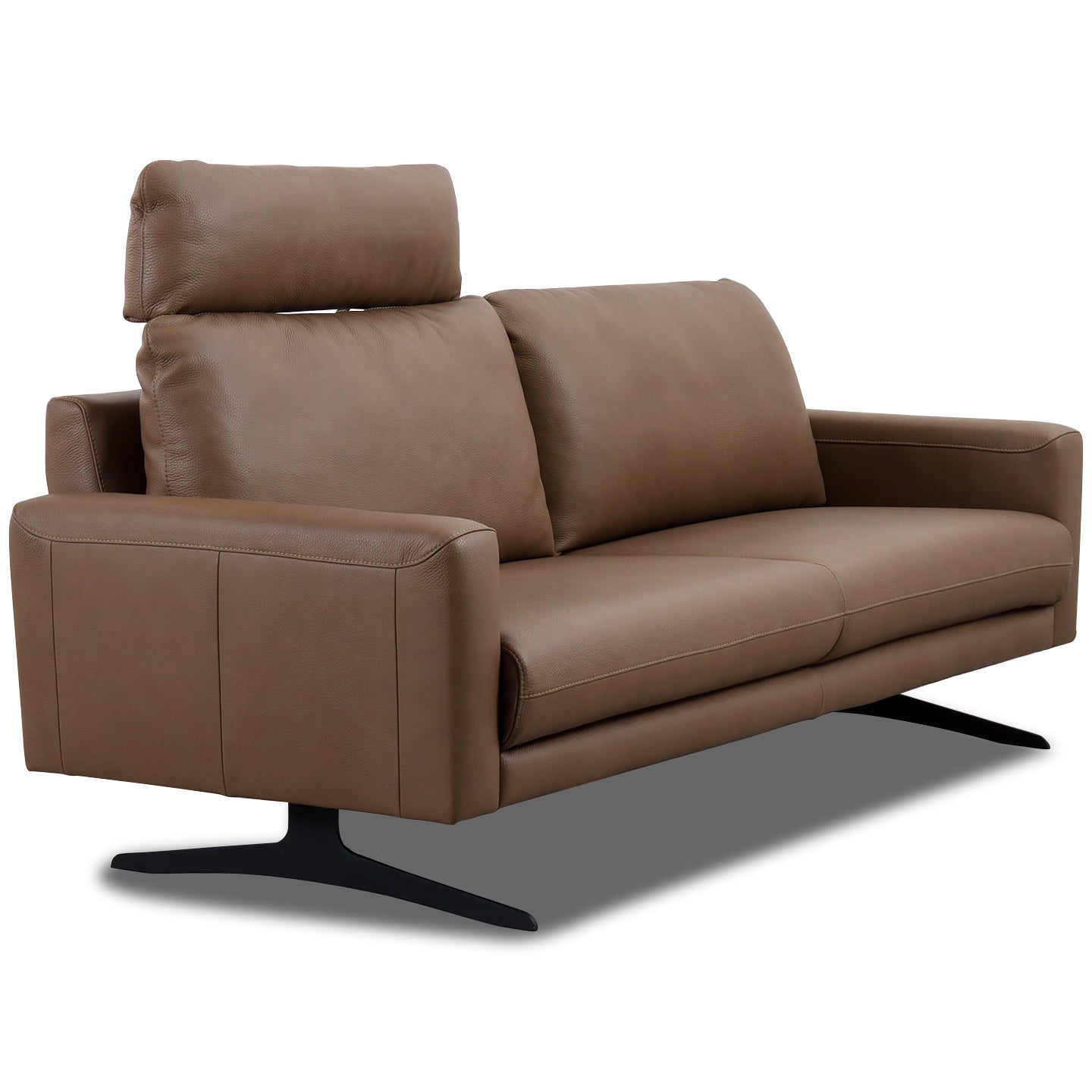 Willi Schillig Sofa 12552 Maxxim Variante in Leder Z84 fango