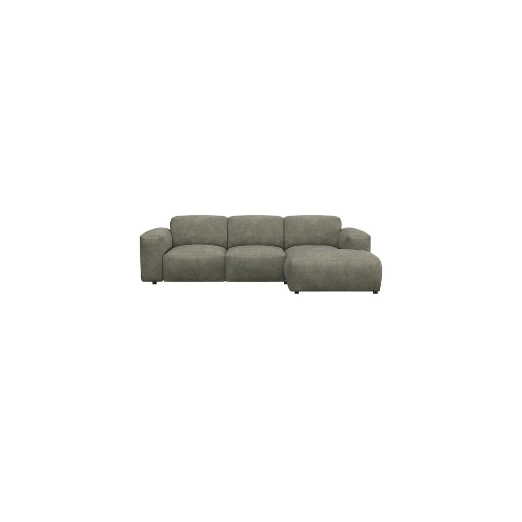 Ecksofa Lucera in Stoff Bormio