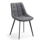 2er Set Stuhl ADAM in Stoff graphite - Sitzdesign