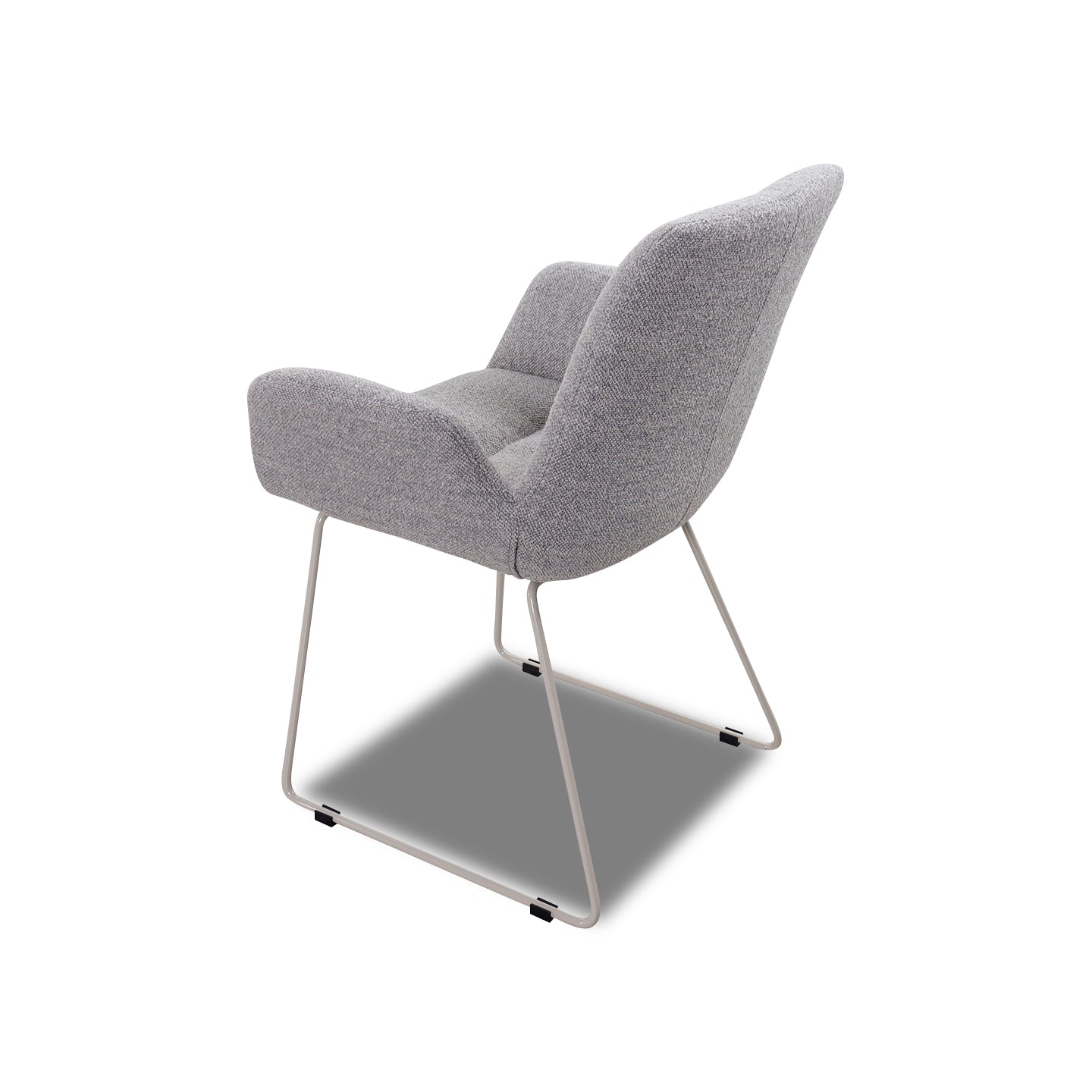 2er Set Stuhl mit Armlehnen LISA in Stoff Manhattan - Sitzdesign