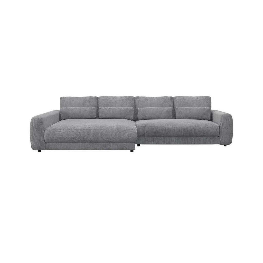 Ecksofa Petrone in Stoff Lima konfigurierbar