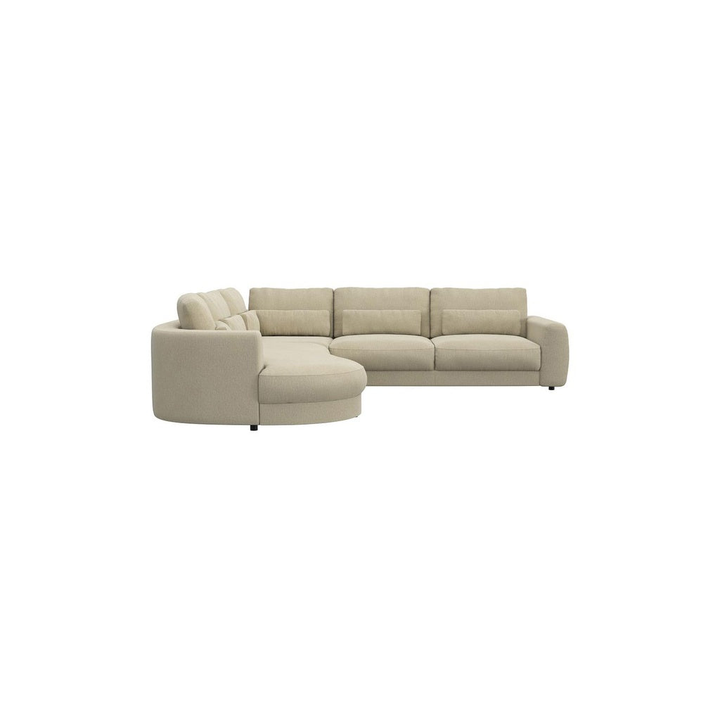 Ecksofa Petrone in Stoff Copparo konfigurierbar