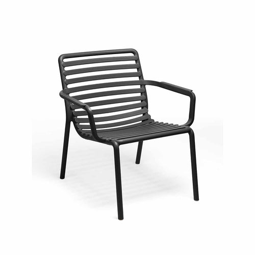 Bild 1 in Galerieansicht laden. Outdoor Armlehnenstuhl DOGA RELAX - anthracite - Stuhl Kunststoff