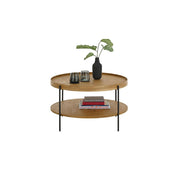 Couchtisch Arenal Ø80cm Eiche rund - Couchtisch