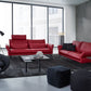 K+W Sofagarnitur 7260 CAMEO in Leder Bronco chianti