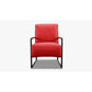 7400 exklusiv Sessel in Leder Bronco rot - Sessel Leder