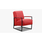 7400 exklusiv Sessel in Leder Bronco rot - Sessel Leder