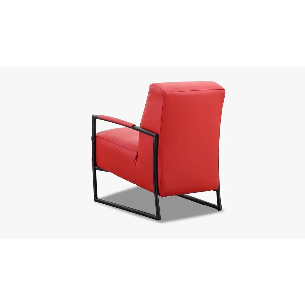 7400 exklusiv Sessel in Leder Bronco rot - Sessel Leder