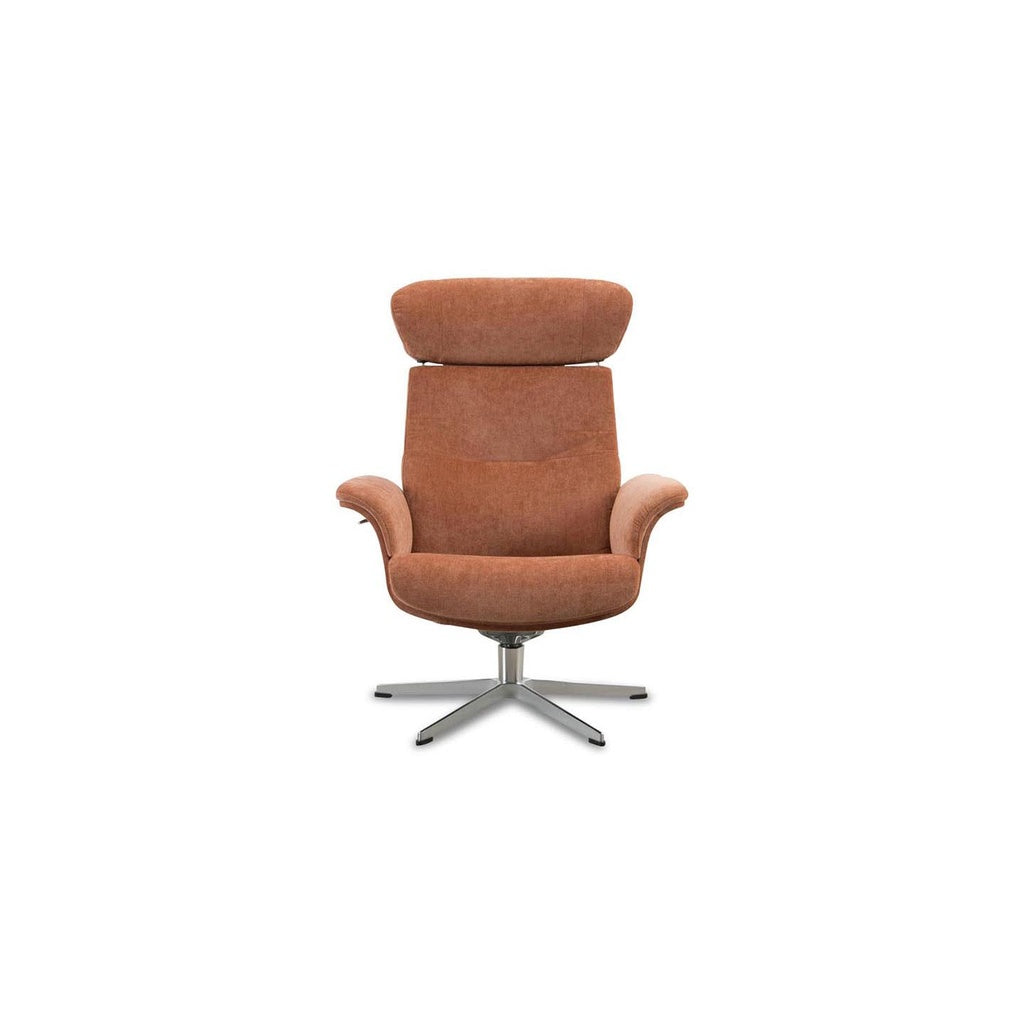 Relaxessel Time Out in Stoff Eros peach - Relaxsessel Stoff
