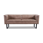 Sitzbank 11752 Lounge Breite 218cm in Leder Z75 sand - Sitzbank