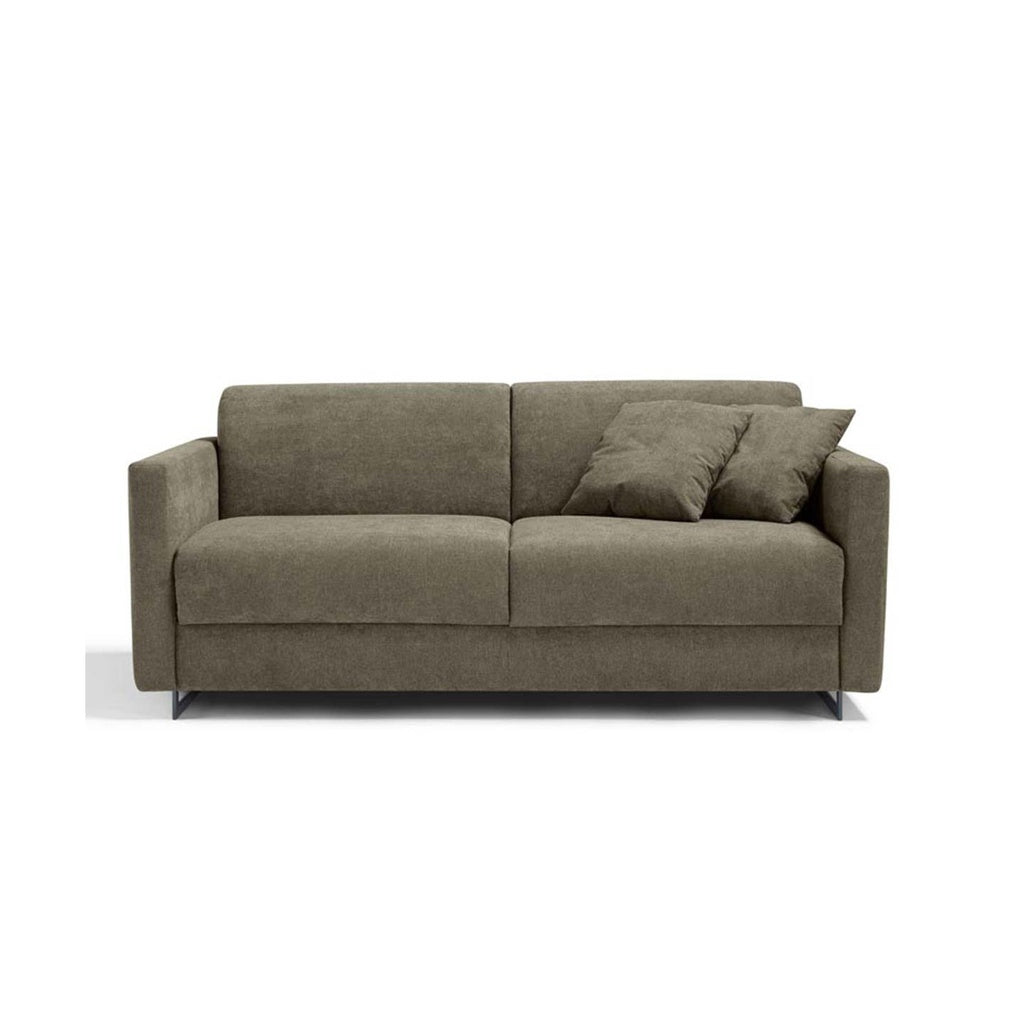 Schlafsofa Tokyo in Stoff Ornellaia braun - Schlafsofa Stoff