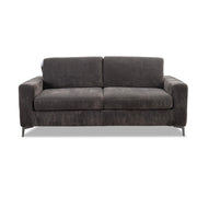 Schlafsofa Lisbona in Stoff Floki dunkelbraun - Schlafsofa Stoff