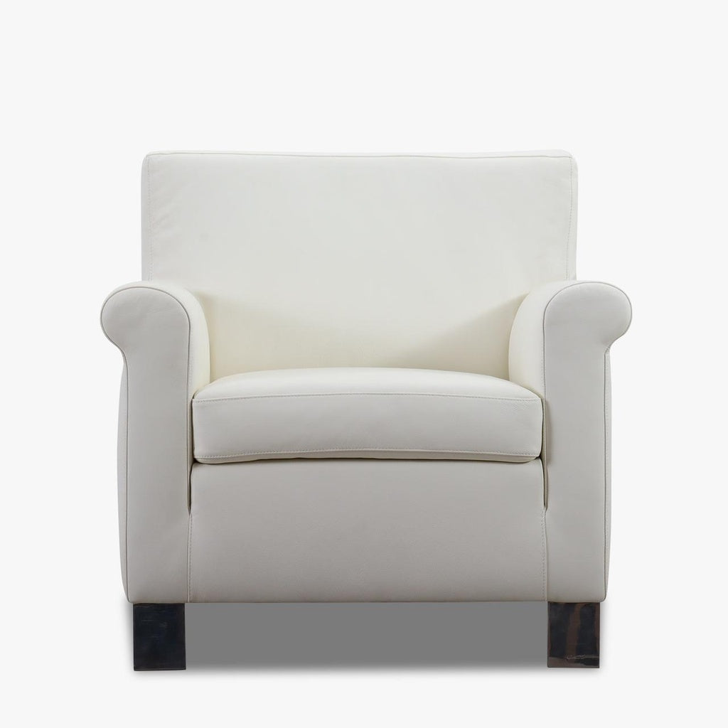 Ledersessel HENRY in jerry white - Sessel Leder