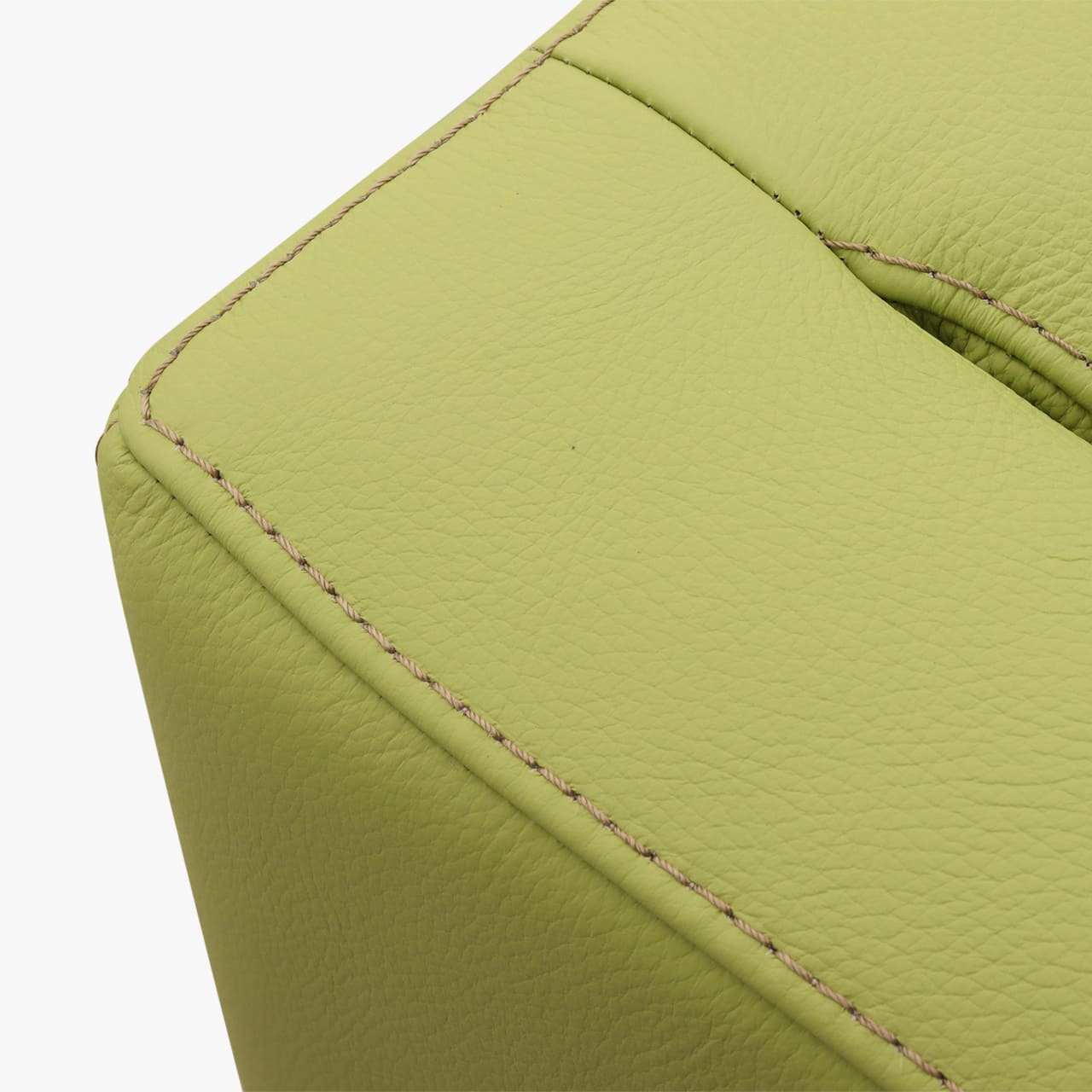 Sessel LINO in Leder Toledo lime - Sessel Leder