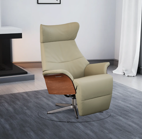 Bild 1 in Galerieansicht laden. Conform Relaxsessel Air mit Fußstütze in Leder Fantasy