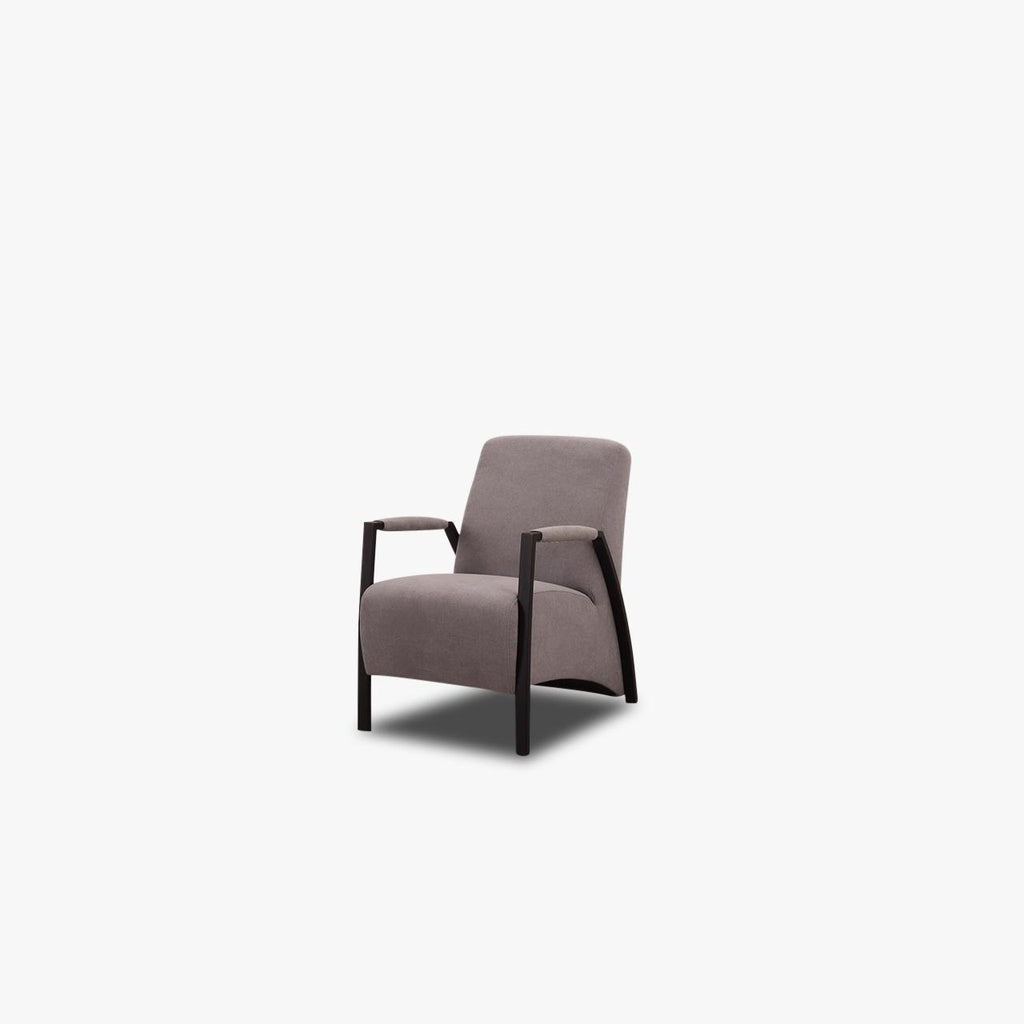 Sessel GONZALO in Stoff grau - Sessel Stoff