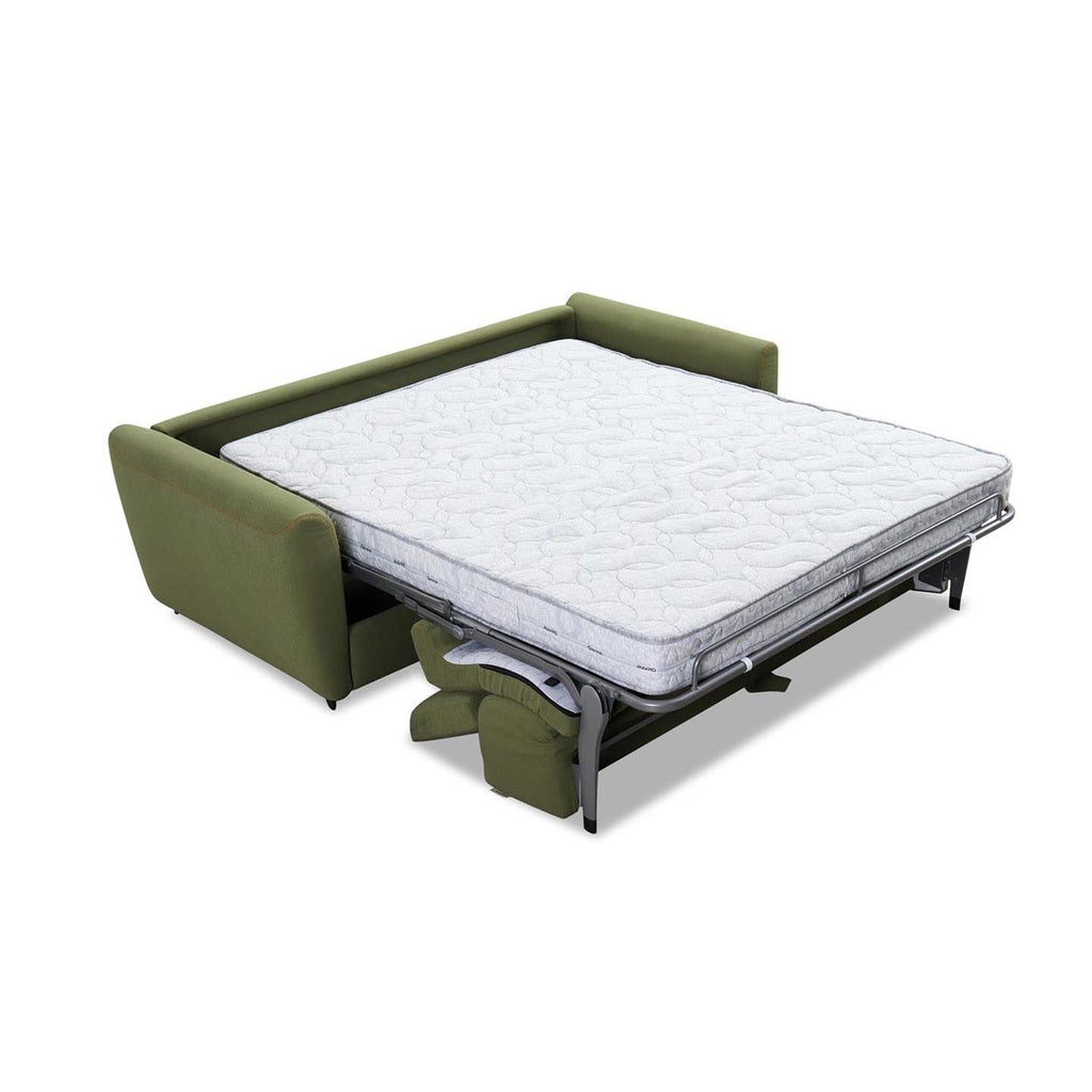 Schlafsofa Modular Pro in Stoff Fluf grün - Schlafsofa Stoff