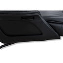 Chaiselonge CLEMENT in Leder Dakota deep black - Relaxsessel Leder
