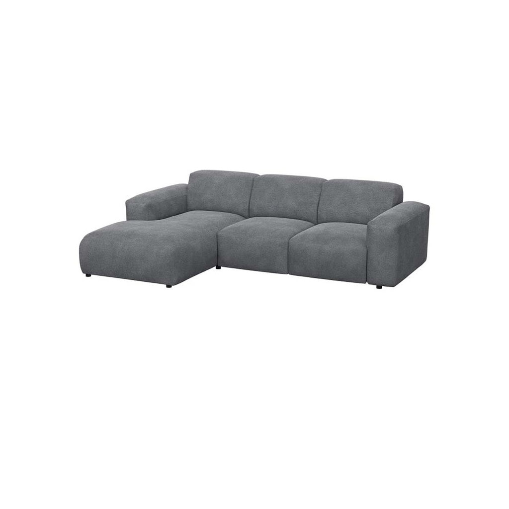 Ecksofa Lucera in Stoff Bormio