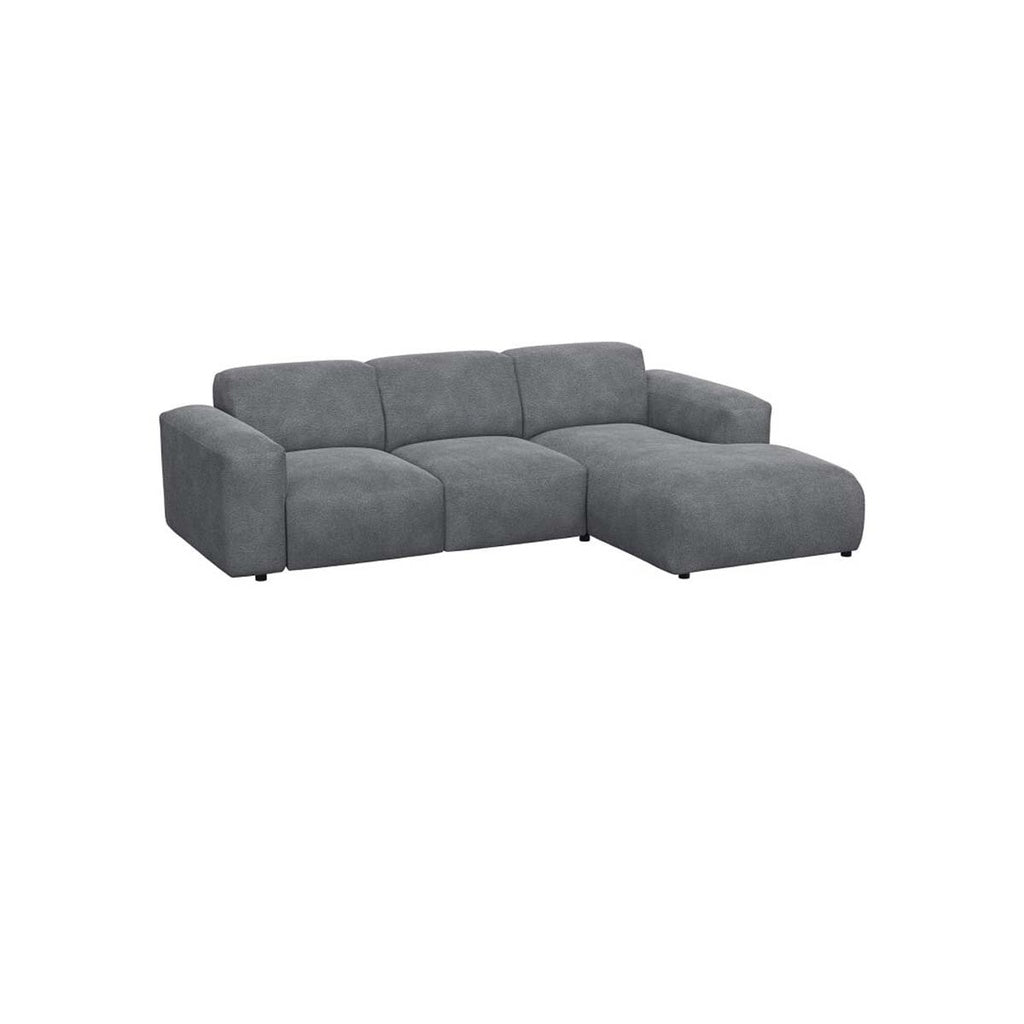 Ecksofa Lucera in Stoff Bormio