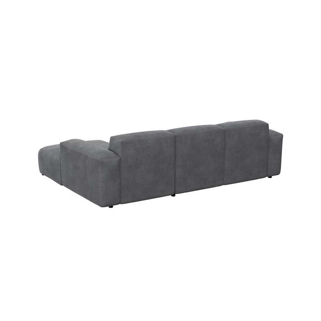Ecksofa Lucera in Stoff Bormio