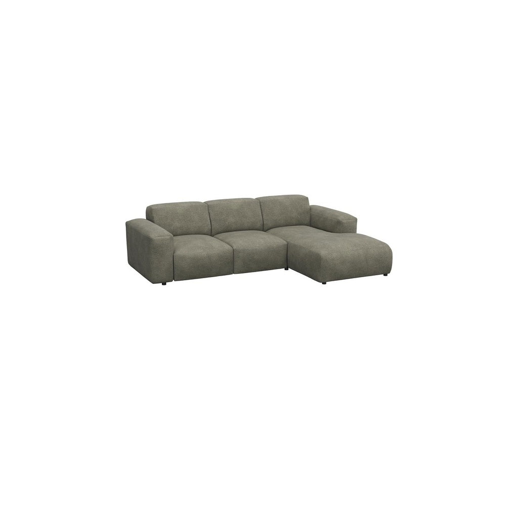 Ecksofa Lucera in Stoff Bormio