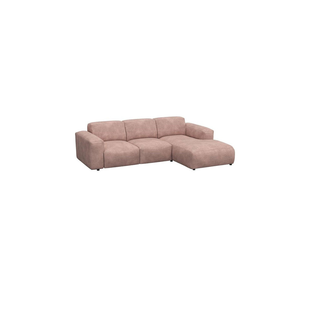 Ecksofa Lucera in Stoff Bormio