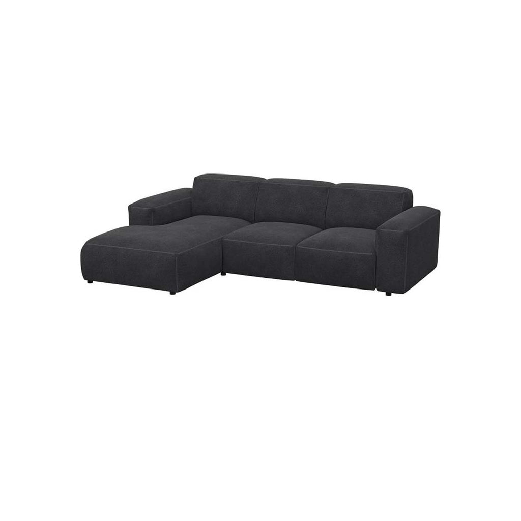 Ecksofa Lucera in Stoff Bormio