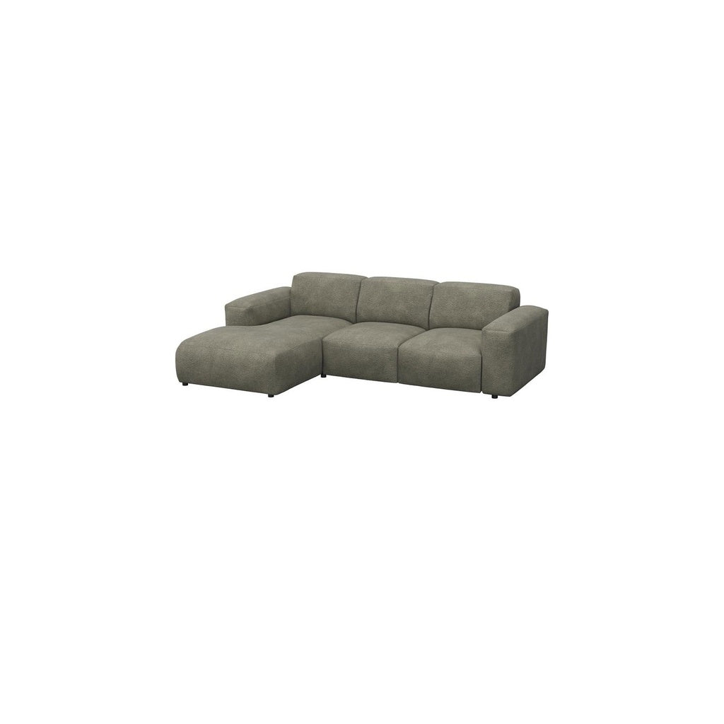 Ecksofa Lucera in Stoff Bormio