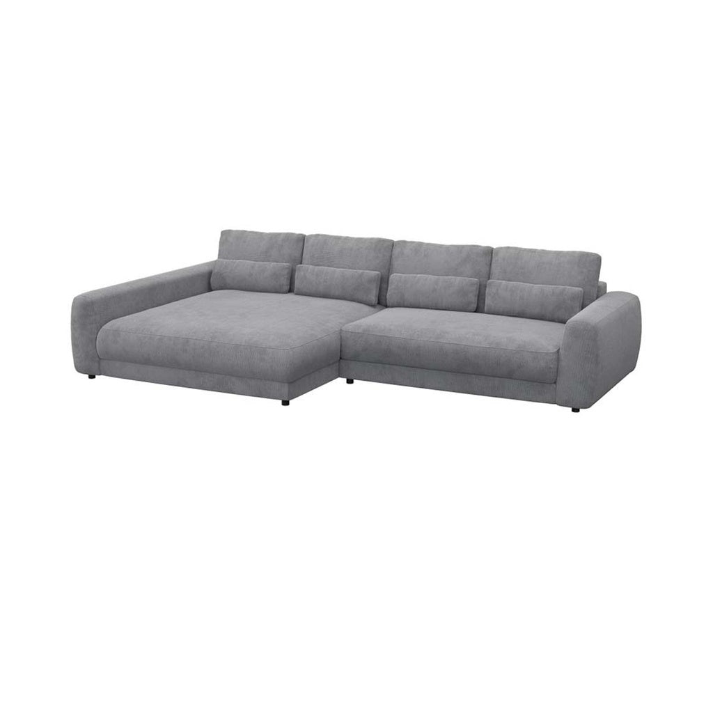 Ecksofa Petrone in Stoff Lima konfigurierbar