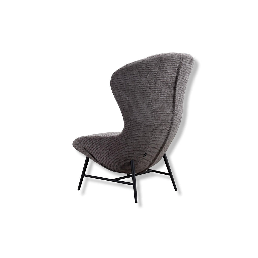 Sessel QUEEN in Stoff Taranto grau - Sessel Stoff