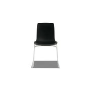6x Stuhl OTIS Kufengestell in Polyurethane schwarz - Stuhl Kunststoff