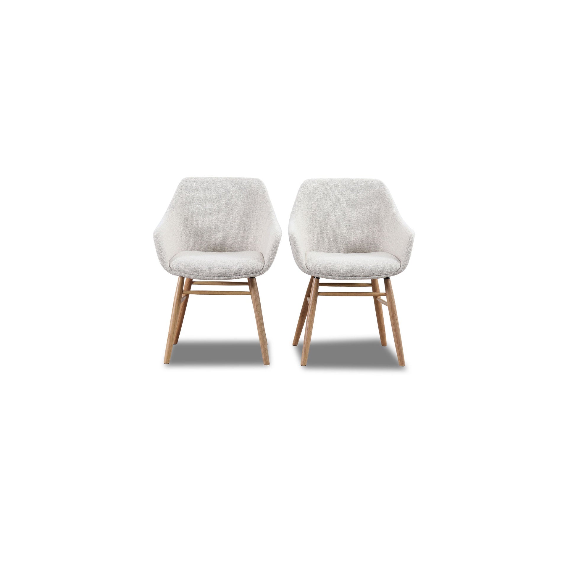 Stuhl PAUL 2er Set in Stoff Manhattan - Sitzdesign