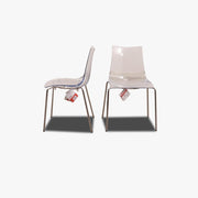 2er Set Stuhl Zebra Antishock 2273 transparent - Stuhl Kunststoff