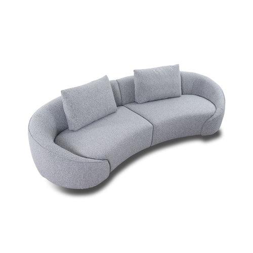 Bild 1 in Galerieansicht laden. 4-Sitzer Sofa ALBA in Boucle Stoff - Sitzdesign