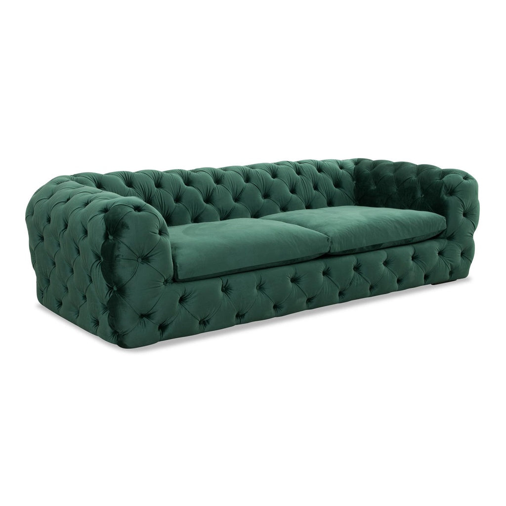 Sofa Chester Pluto in Stoff Amsterdam dunkelgrün - Sitzdesign