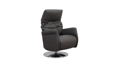 Bild 1 in Galerieansicht laden. Fernsehsessel mit Doppelmotor 32630 LIMBOO in Leder Z73 graphite - Relaxsessel Leder