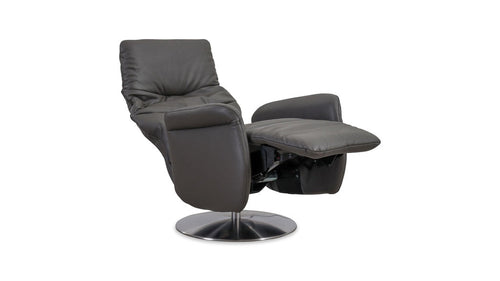 Bild 1 in Galerieansicht laden. Fernsehsessel mit Doppelmotor 32630 LIMBOO in Leder Z73 graphite - Relaxsessel Leder