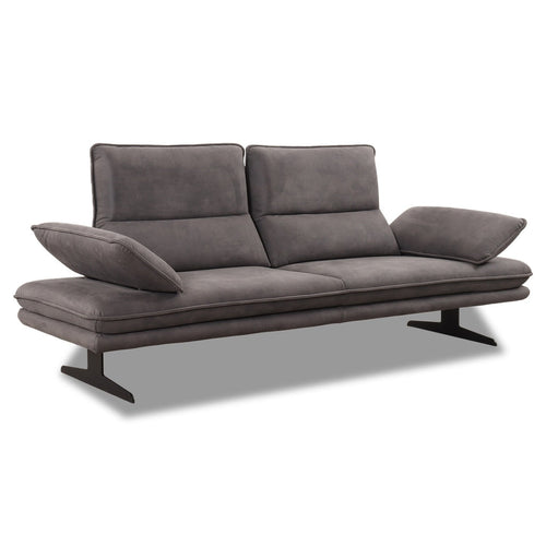 Bild 1 in Galerieansicht laden. Sofa 16777 BROADWAY in Microfaser S37 anthracite - Sitzdesign