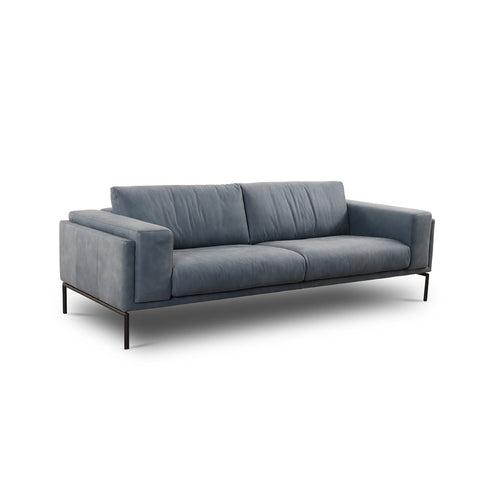 Bild 1 in Galerieansicht laden. Sofa 23668 PIERRE in Leder Z78 navy - Sitzdesign