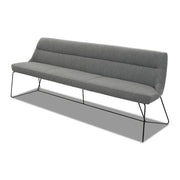 ADA Portland Polstermöbel Sitzbank in Stoff RUK grau - Sitzbank