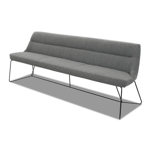 ADA Portland Polstermöbel Sitzbank in Stoff RUK grau - Sitzbank