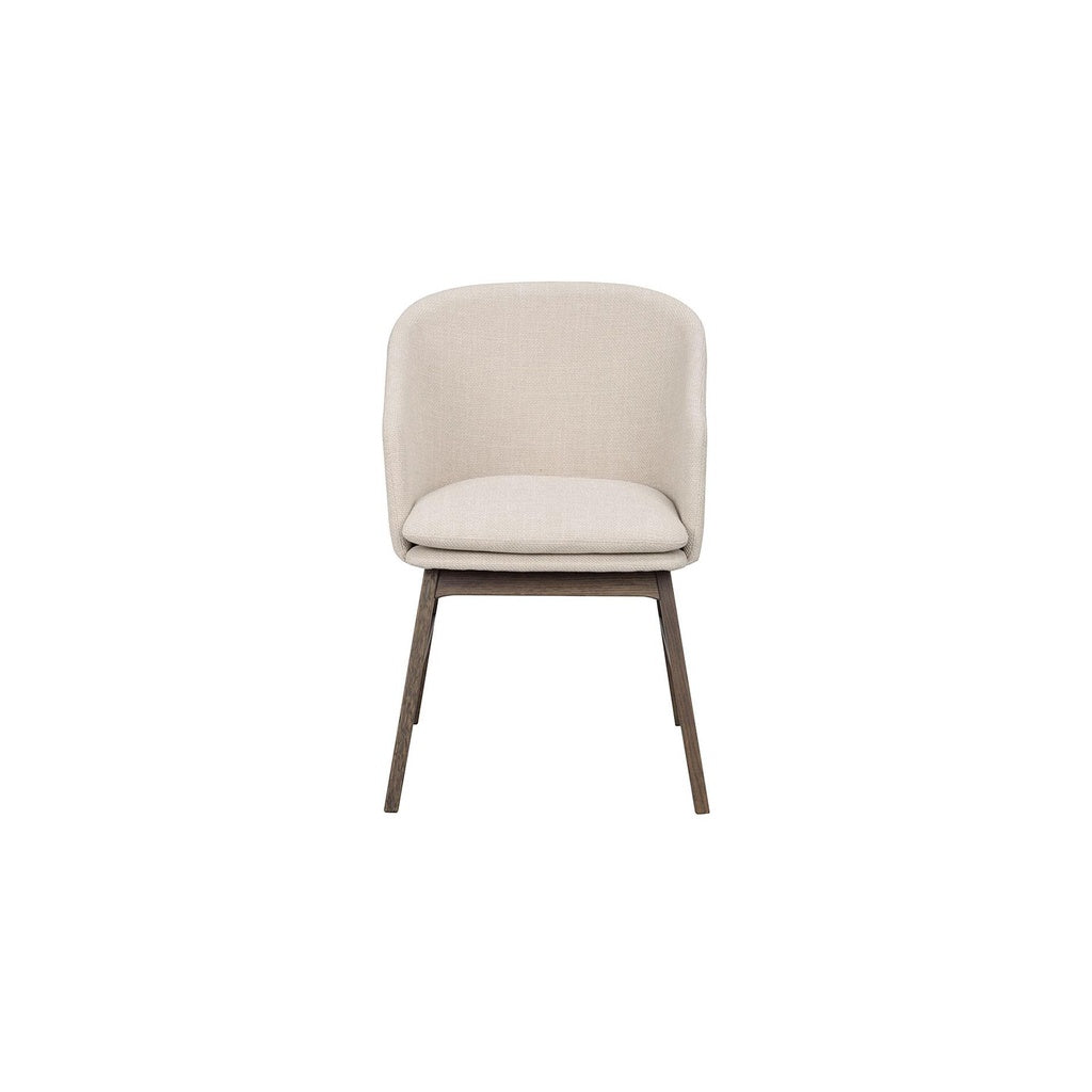Armlehnenstuhl Windham 2er Set in Stoff beige - Stuhl Stoff