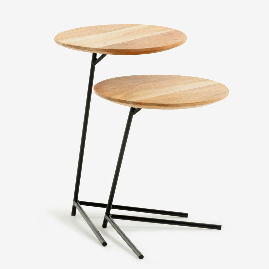 Asha Set aus 2 Beistelltischen Ø 40 cm - Beistelltisch