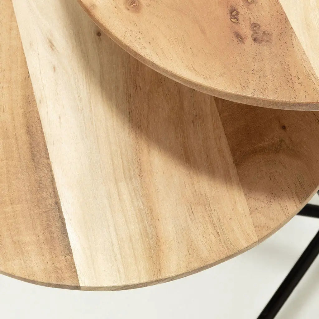 Asha Set aus 2 Beistelltischen Ø 40 cm - Beistelltisch