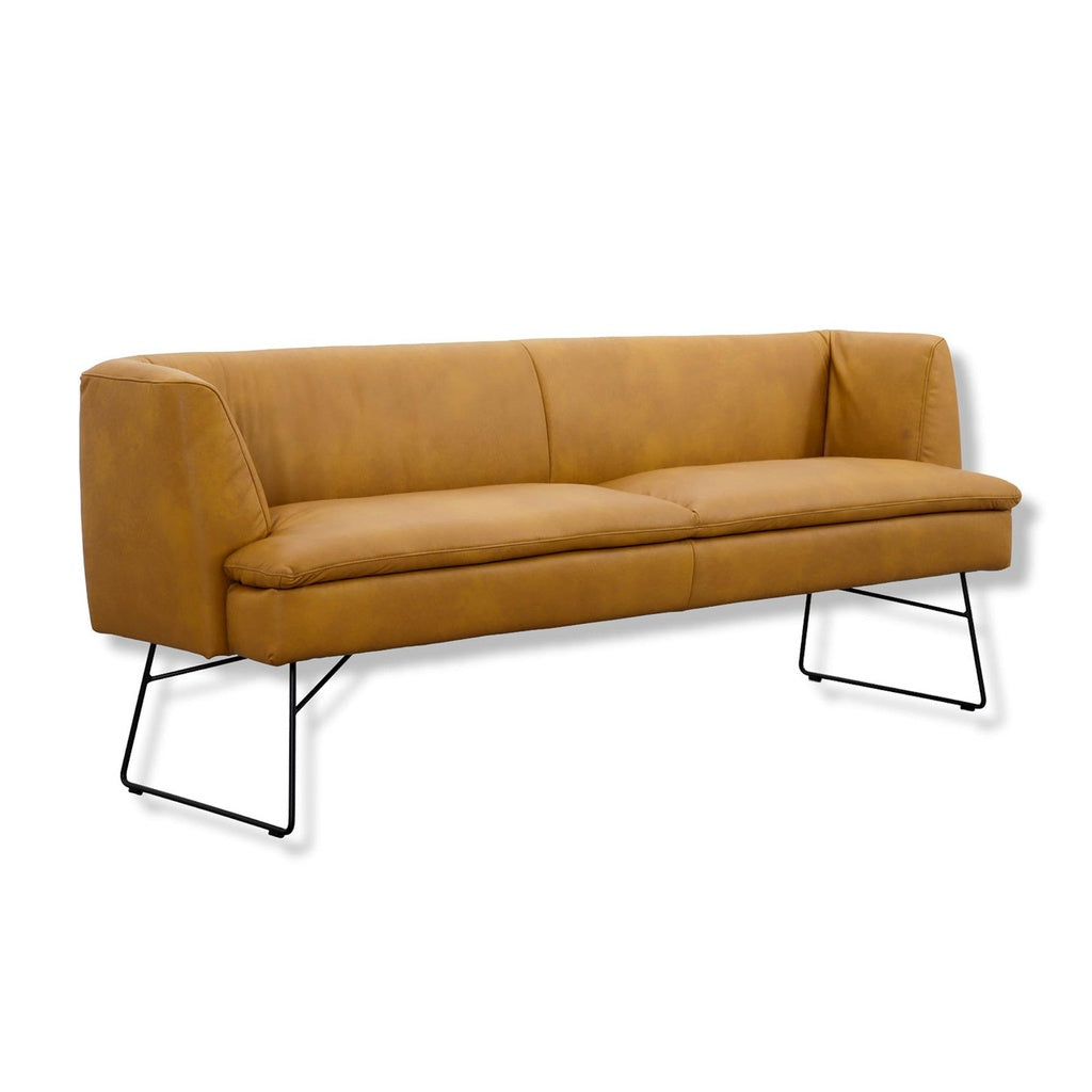 Bank B190 LINEA 11735 in Leder Z69 kurkuma - Sitzbank