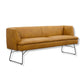Bank B190 LINEA 11735 in Leder Z69 kurkuma - Sitzbank