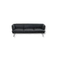 Bank B220 LINEA 11735 in Leder Z69 anthrazit - Sitzbank
