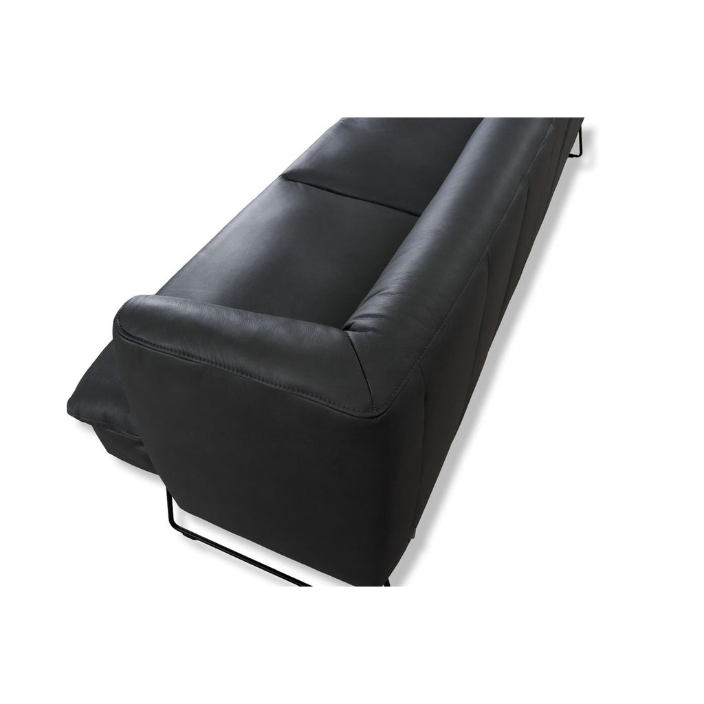 Bank B220 LINEA 11735 in Leder Z69 anthrazit - Sitzbank