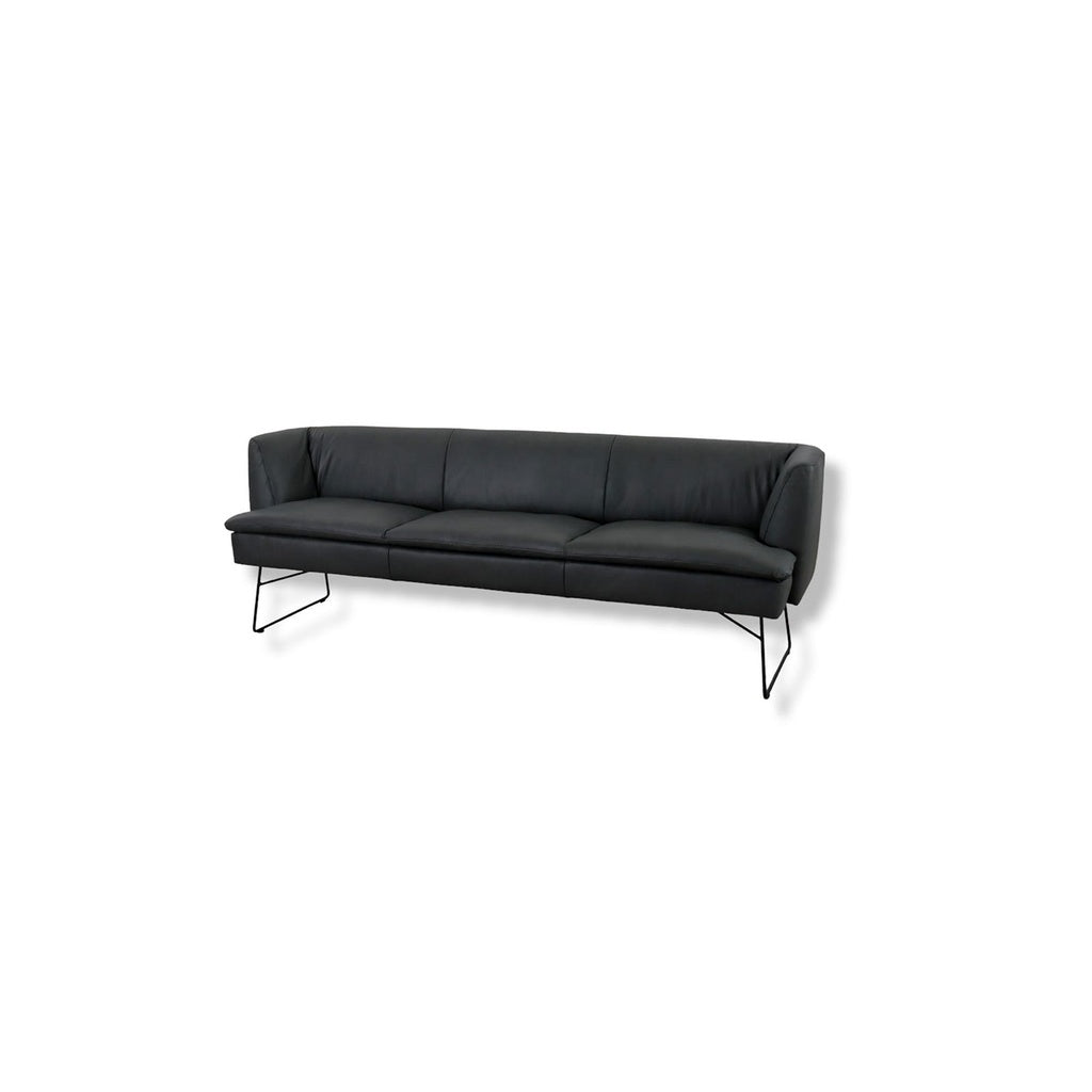 Bank B220 LINEA 11735 in Leder Z69 anthrazit - Sitzbank